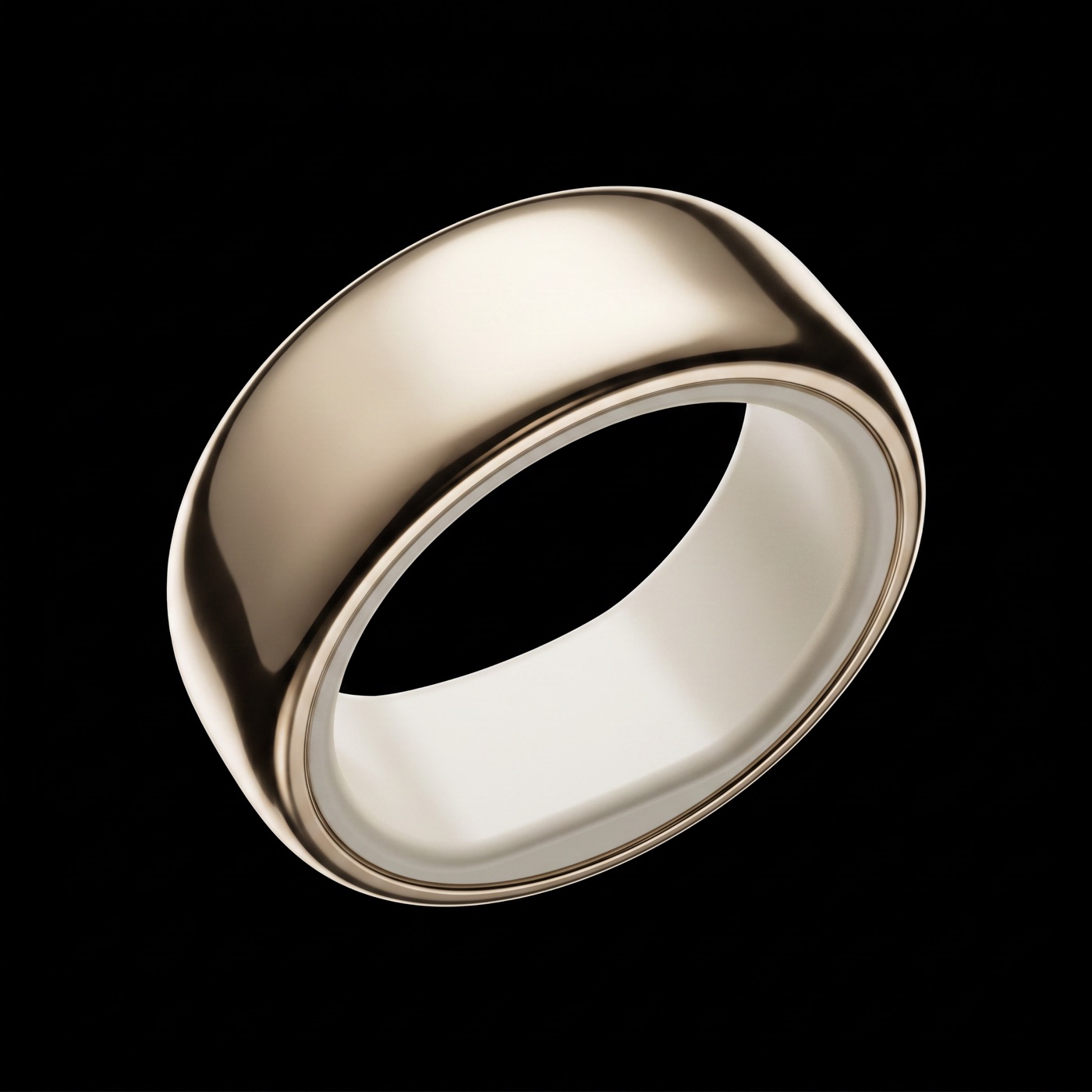 The Pulse ring in gold