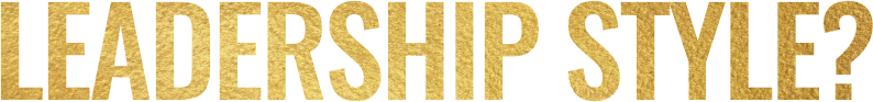 Leadership Style Text Image